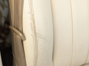 レザー（革）シート擦れ・しわ補修 ｜ 神戸市中央区