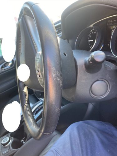 ハンドルひっかき傷 | エクストレイル | 神戸市垂水区