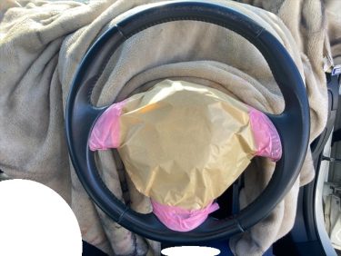 ステアリングの塗装剥げ | マツダ・CX-8 | 兵庫県神戸市長田区
