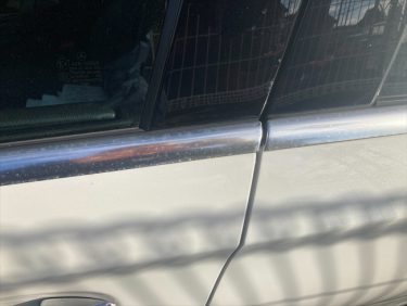 メッキモール腐食磨き | メルセデスベンツ | 兵庫県神戸市西区