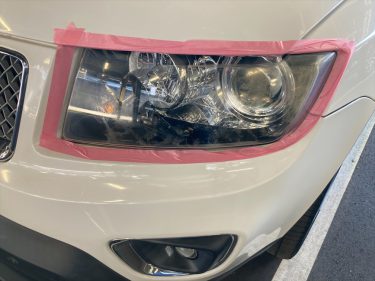 ヘッドライトの黄ばみ・くもり | ジープ・コンパス | 兵庫県神戸市西区