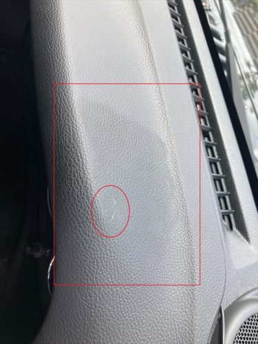 ダッシュボードの擦れ等 | 外車・ジープ | 兵庫県神戸市西区