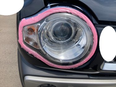 ヘッドライトの黄ばみ・曇りリペア | マツダ・フレアクロスオーバー | 兵庫県神戸市西区