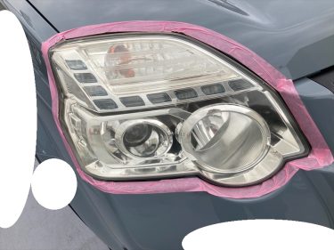 ヘッドライトの黄ばみリペア | 日産・エクストレイル | 兵庫県神戸市中央区